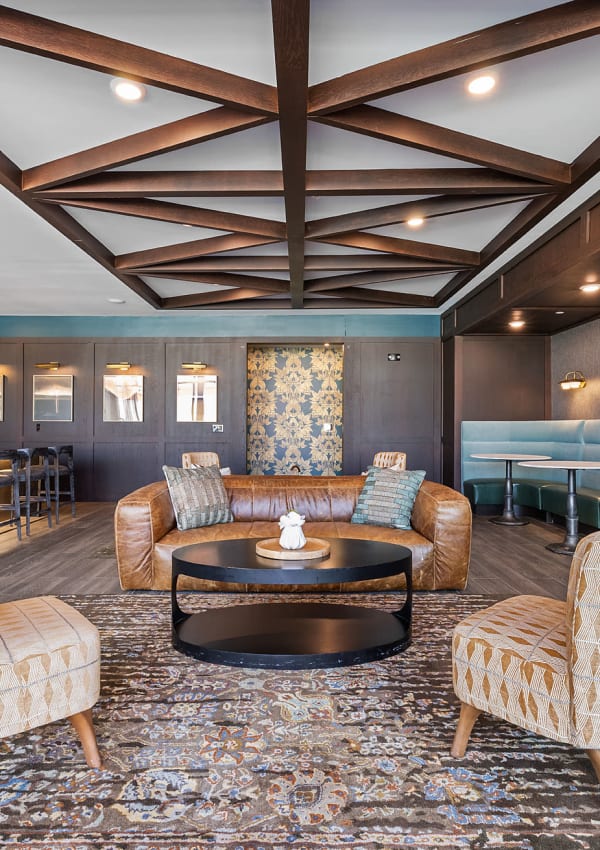 Clubhouse for residents at The Clark in Austin, Texas
