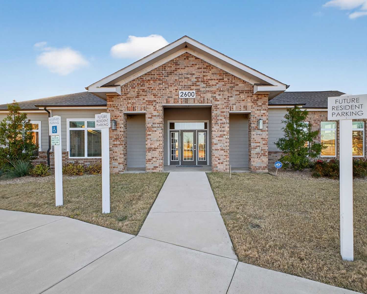 Entrance to Juniper Pointe in Kaufman, Texas