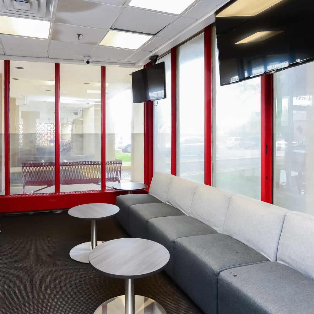 Wifi cafe at Riverside Towers Apartment Homes in New Brunswick, New Jersey