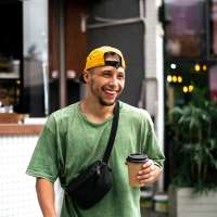 Pet resting on the bed at Lincoln Square in Wilmington, Delaware 
