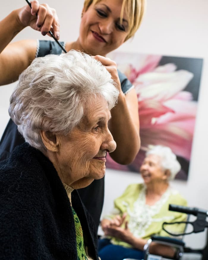 Salon & Barbershop at The Springs at Sunnyview in Salem, Oregon