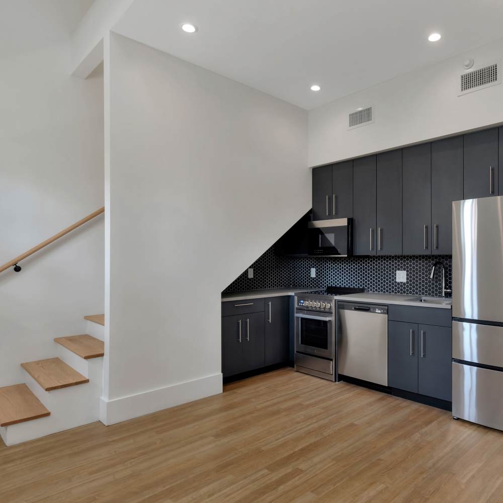 Kitchen near stairs at 189 Barksdale in Memphis, Tennessee