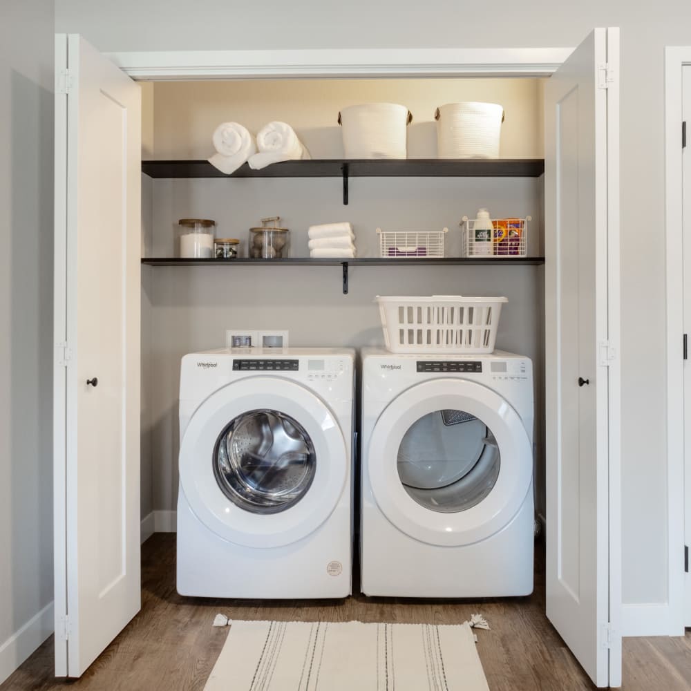 In-home washer & dryer at InterUrban 2.0 in Billings, Montana
