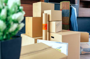Boxes at Storage World in Reading, PA