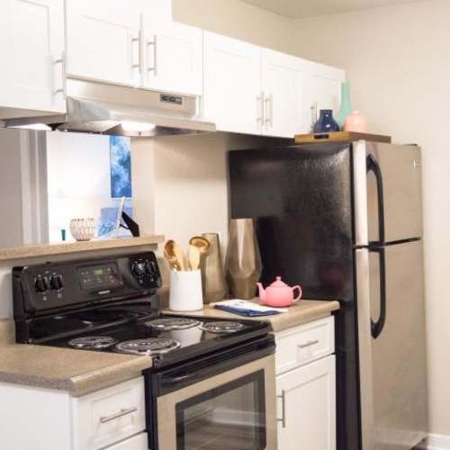 Apartment kitchen at Park Vue in Santa Rosa, California