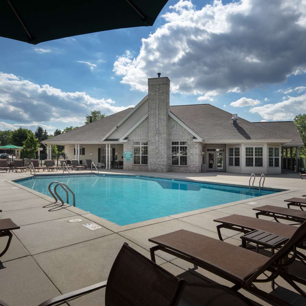 Swimming Pool at Quail Run in Middleton, Wisconsin