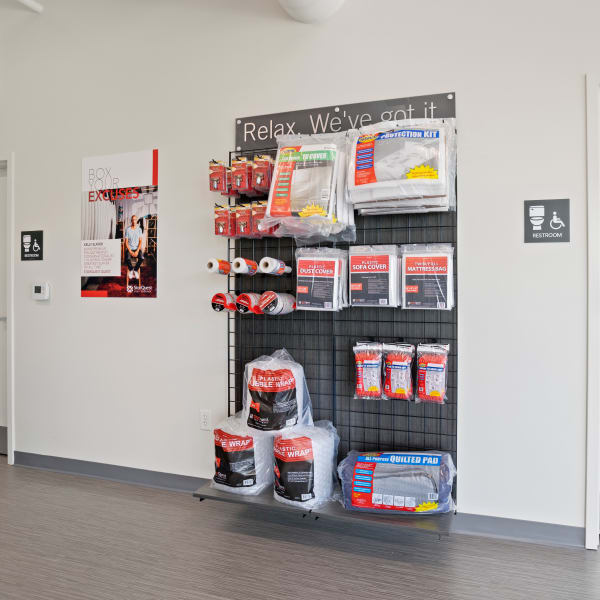 Packing supplies available at StorQuest Self Storage in Chula Vista, California