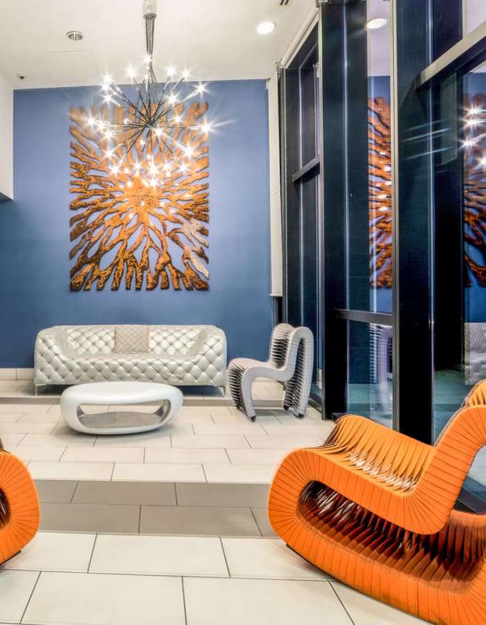 Resident lounge at Sol y Luna in Tucson, Arizona