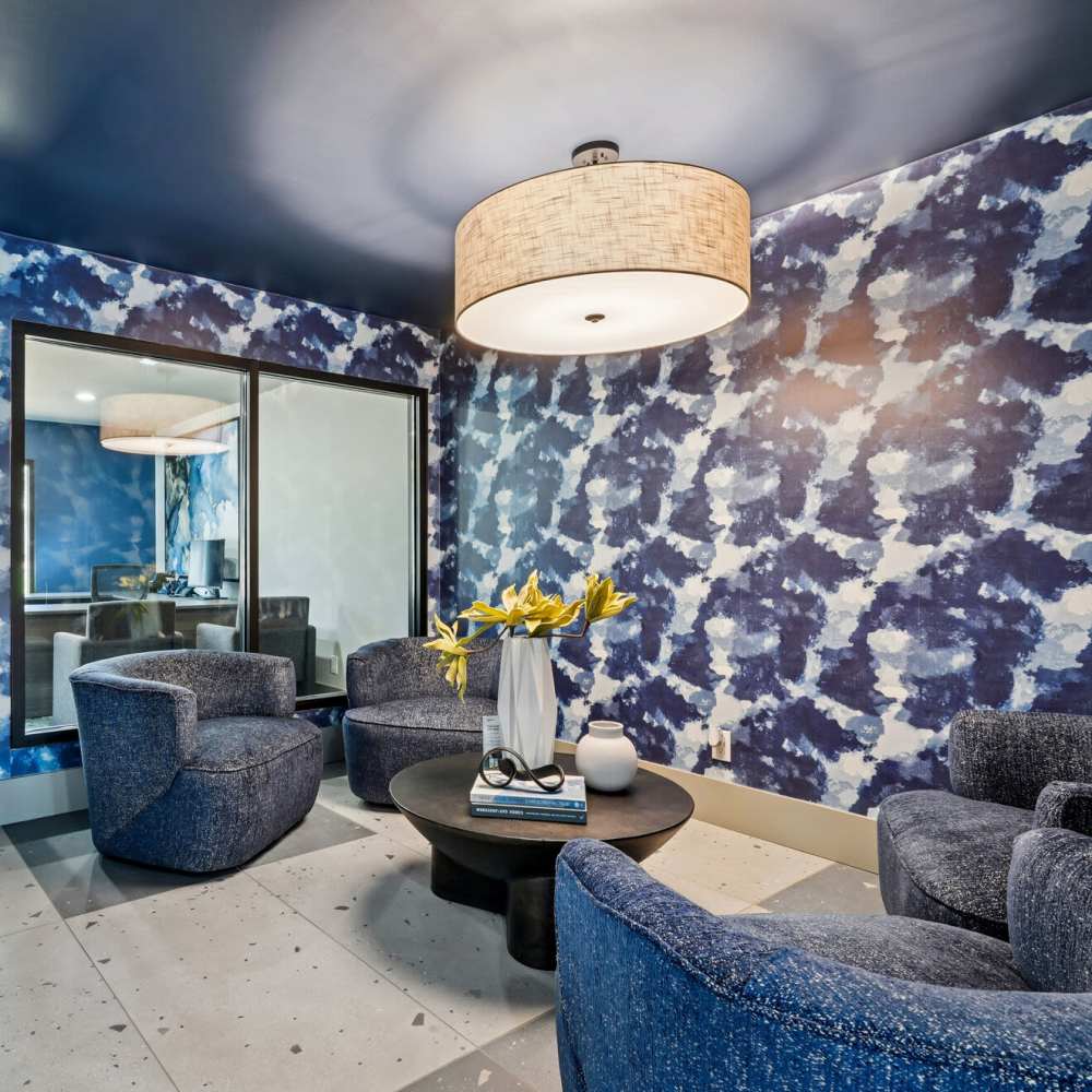 Community lounge area at Stillwater in Charlotte, North Carolina
