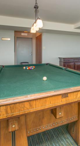 Pool table setup at Wellshire Apartments in Denver,Colorado