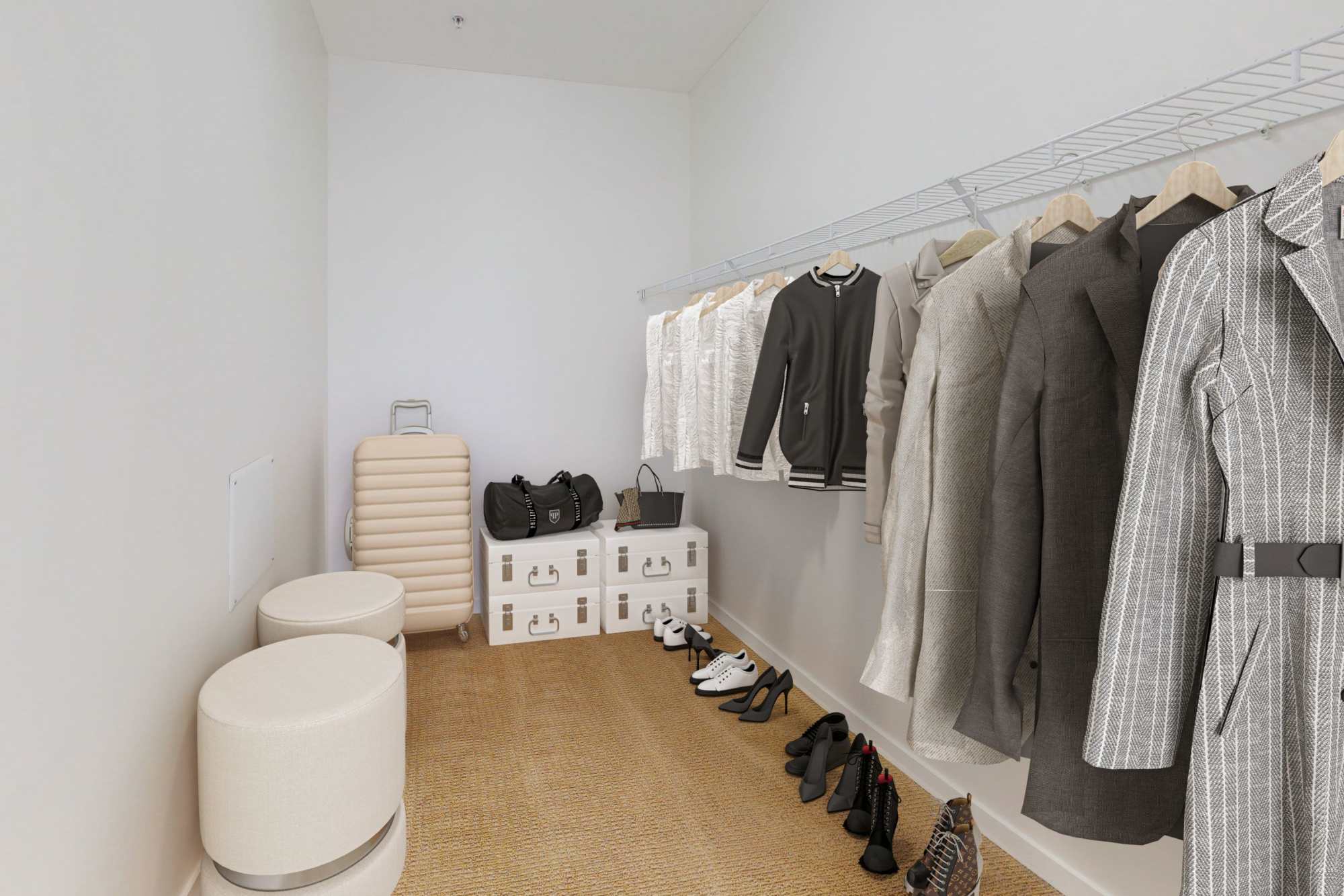 Closets at The Union in Portland, Oregon
