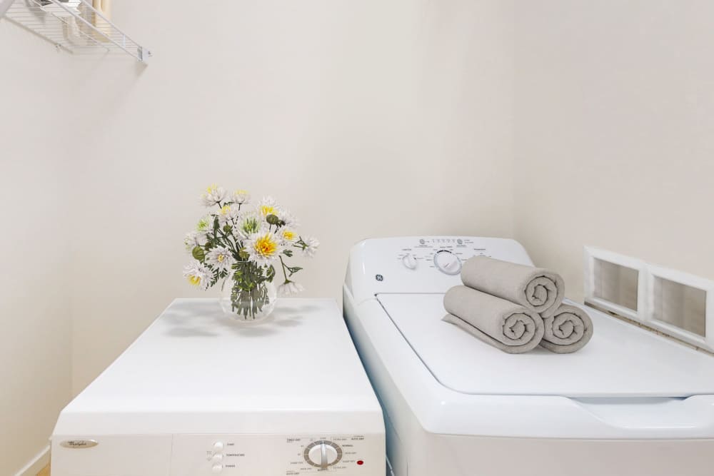 Washer and dryer at The Union in Portland, Oregon