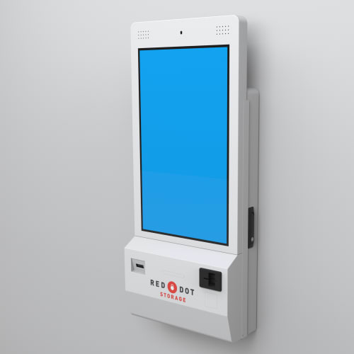 A rental kiosk at Red Dot Storage in Springfield, Tennessee