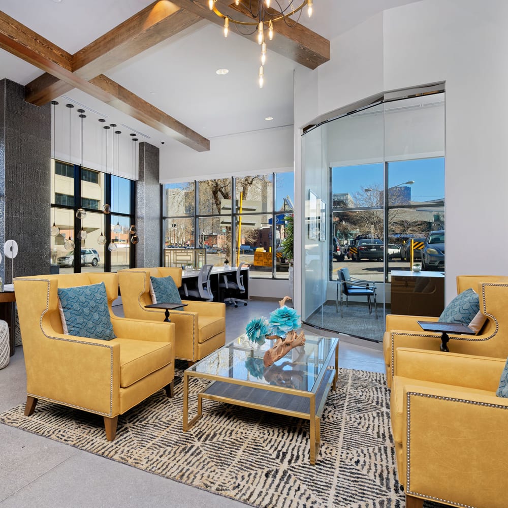 Beautiful Resident Lounge at Civic Lofts in Denver, Colorado