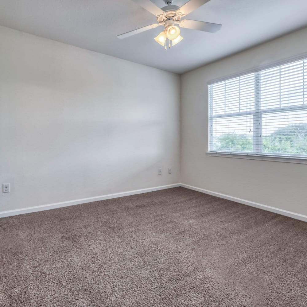 Bedroom with natural light at Bridgeway Apartments, Maryville, Tennessee