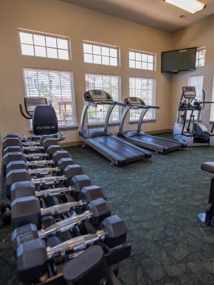 Fitness center at Park at Tuscany in Oklahoma City, Oklahoma