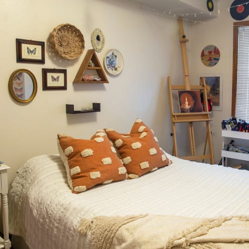 A resident bedrooom at Campus Properties in Ames, Iowa