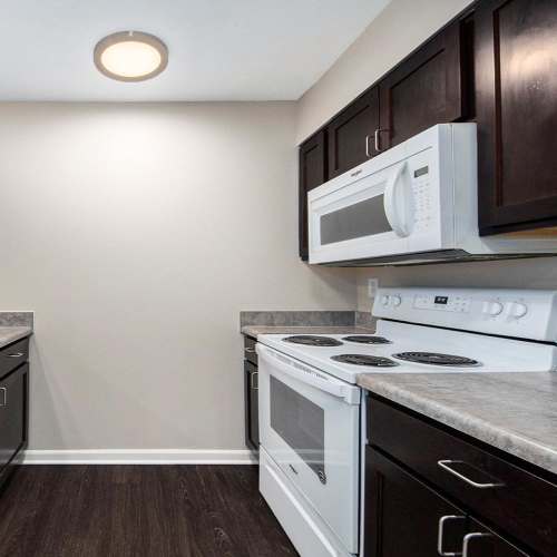 Beautiful kitchen at Seven45 Stocking in Grand Rapids, Michigan