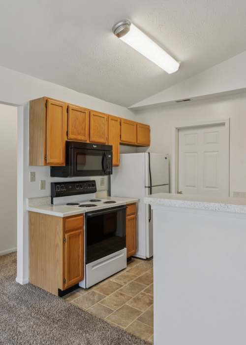 View floor plans at Broadway Village Apartments in Greenfield, Indiana