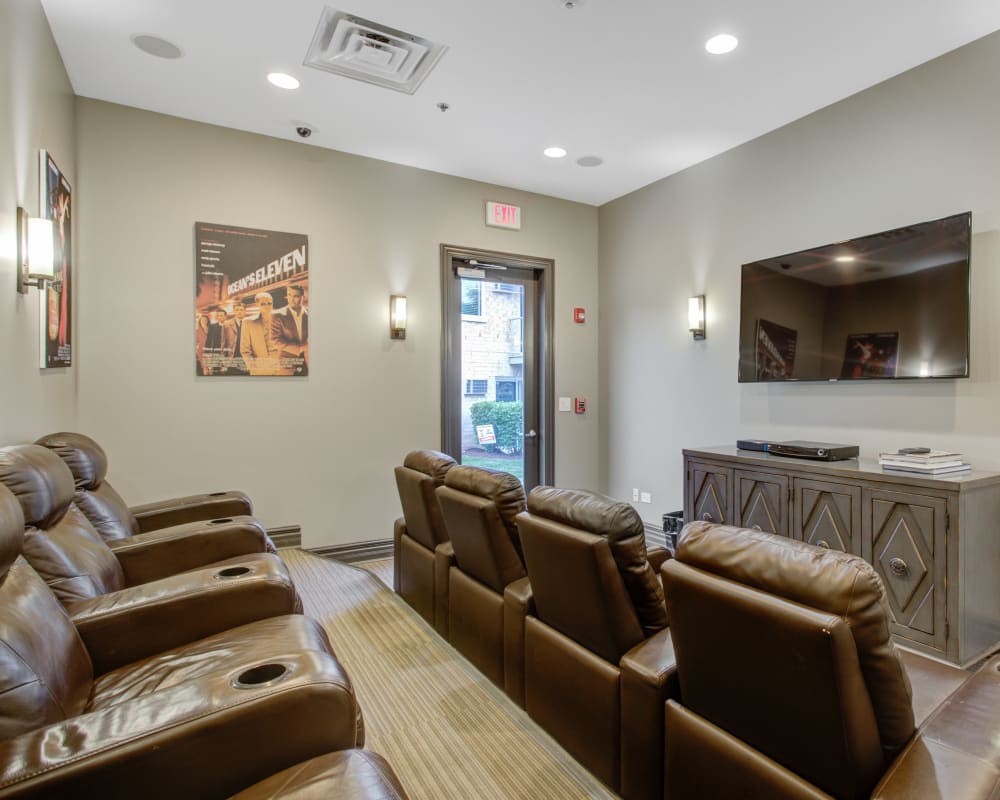 Media room at The Gates of Deer Grove Apartment Homes in Palatine, Illinois