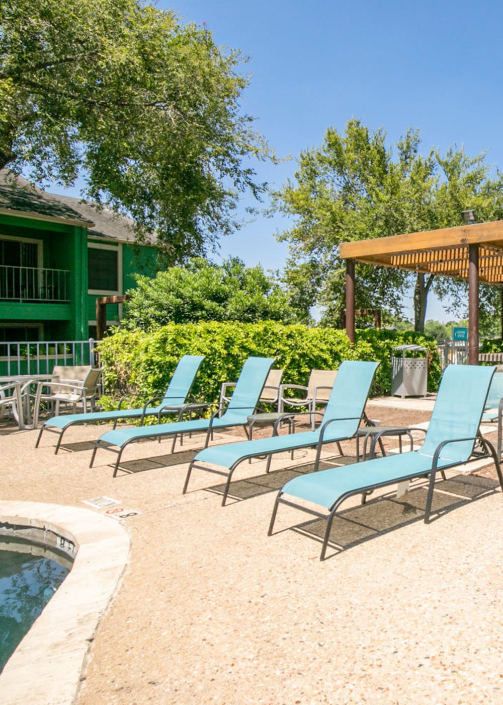 Rendering of residents swimming pool at The Social in Austin, Texas