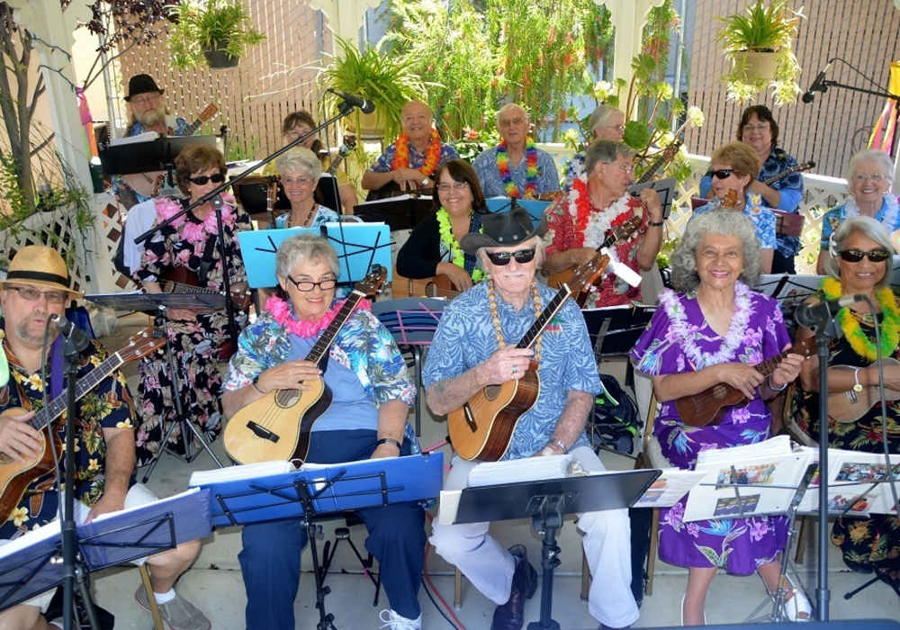 The band at Merrill Gardens at Santa Maria in Santa Maria, California.
