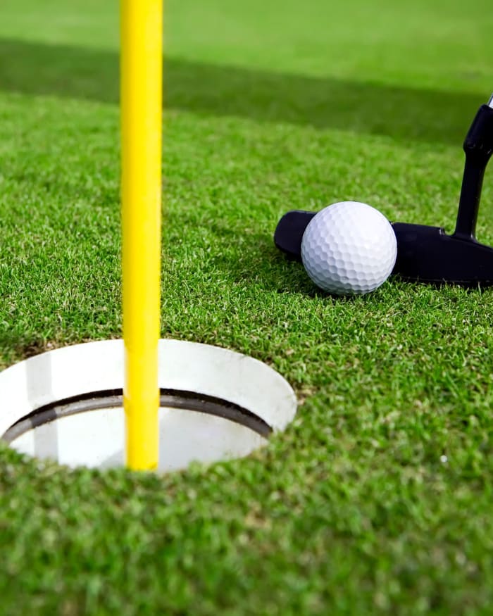 Putting green at The Springs at Lancaster Village in Salem, Oregon