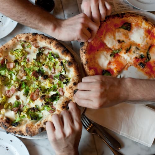 Pizzas at Sherwood in Folsom, California