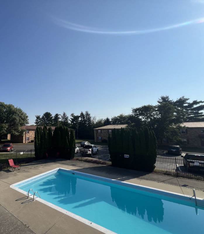 Swimming pool at Charleston Square Apartments in Columbus, Indiana