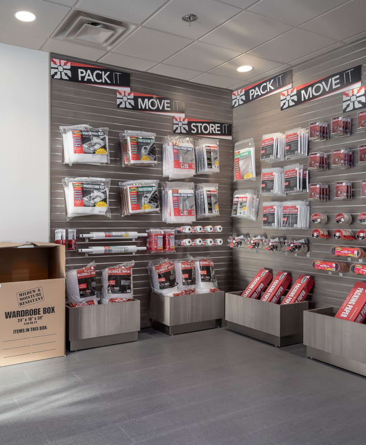 Packing supplies available at StorQuest Self Storage in La Quinta, California