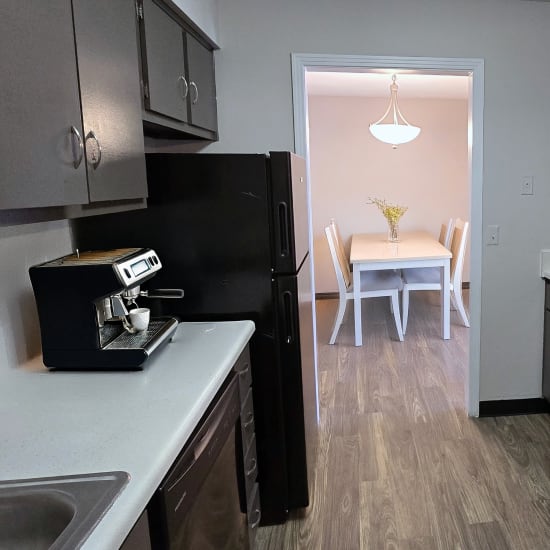 Washer and dryer facility at Dominion House Apartments in Nashville, Tennessee