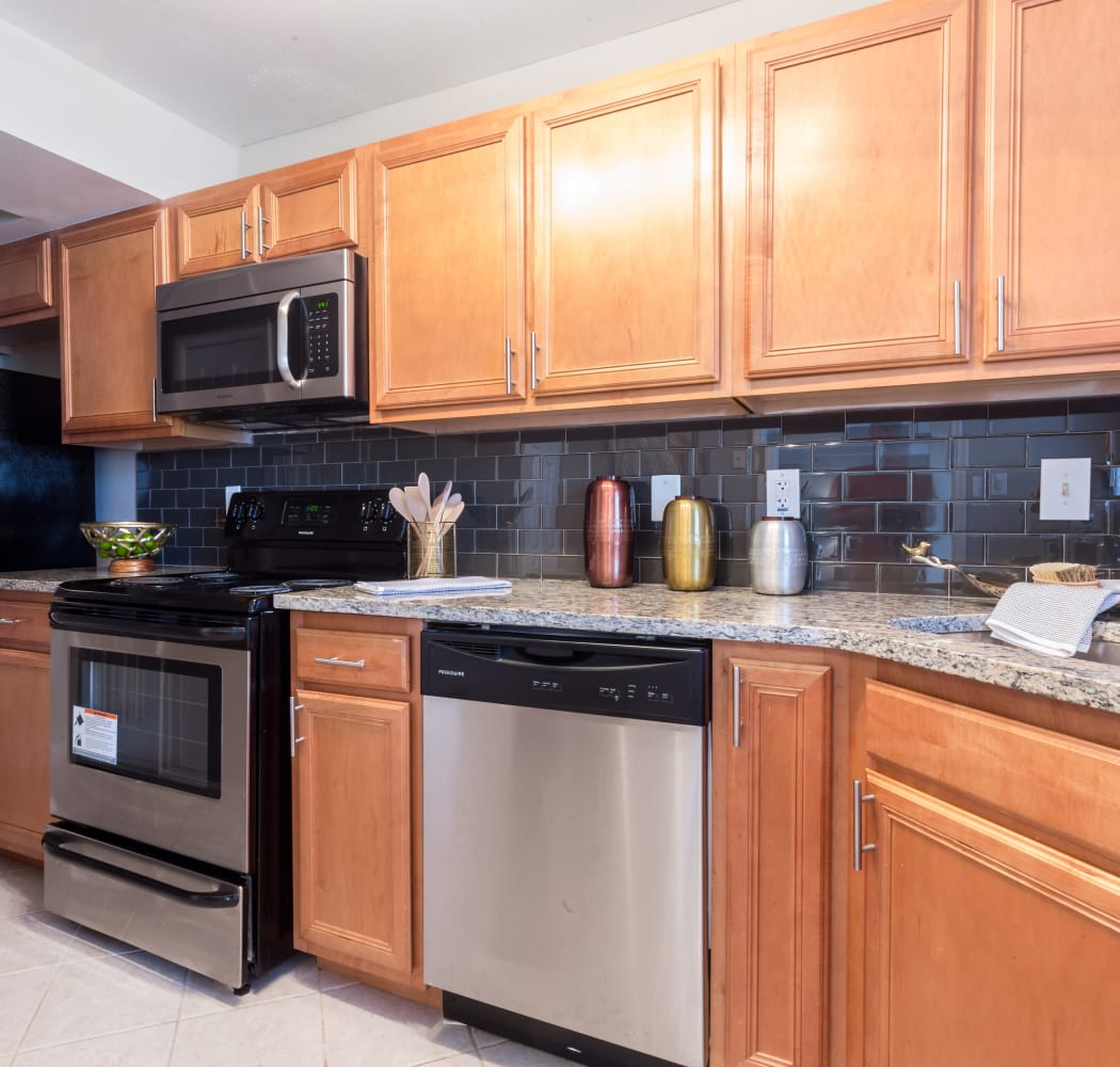 Lovely kitchen at The Ashford Apartment Homes in Brookhaven, Georgia