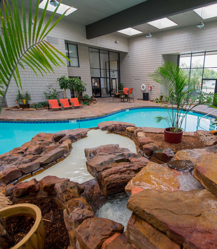 Pool at Silver Springs Apartments in Wichita, Kansas