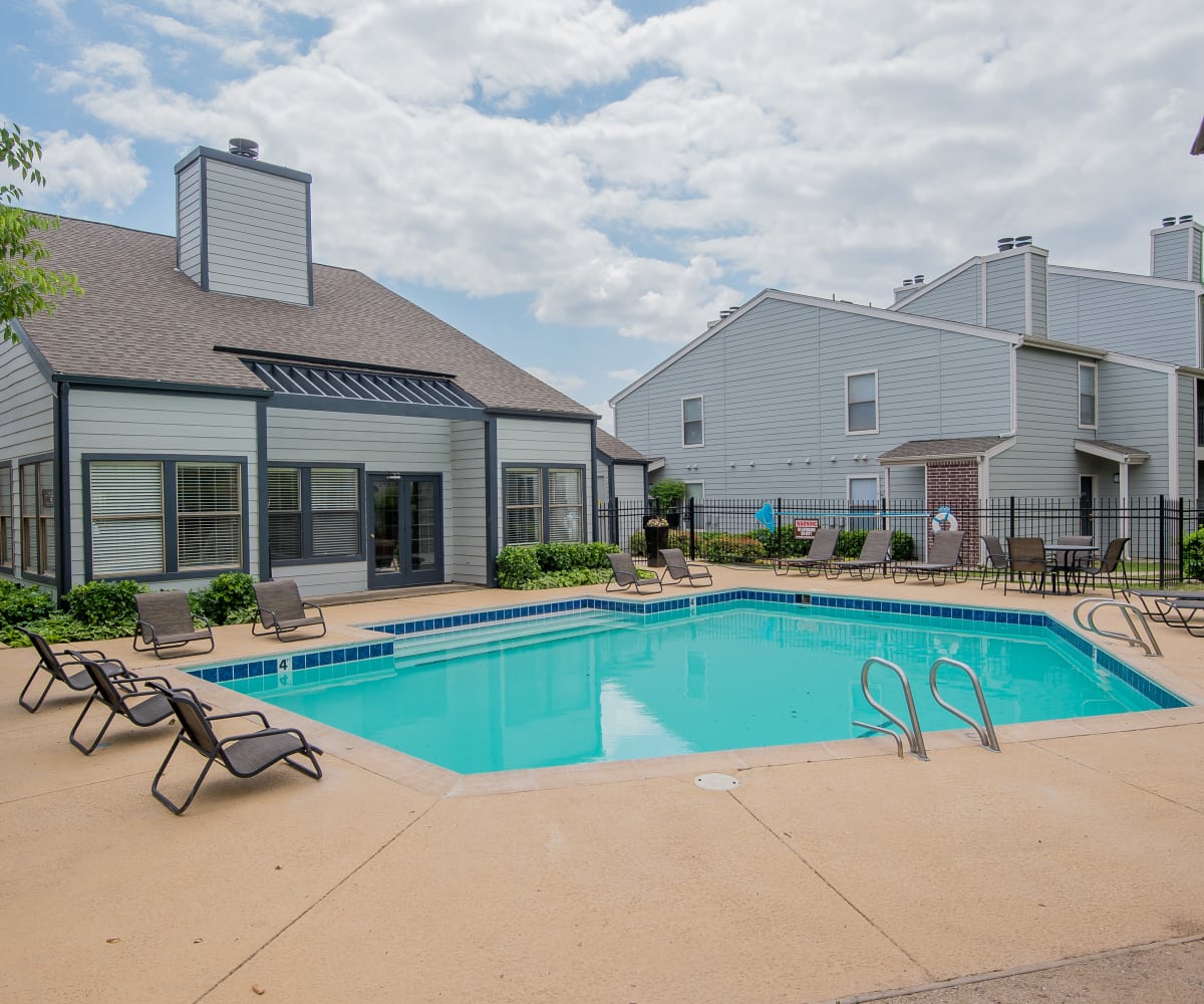 Pool at Cedar Glade Apartments in Tulsa, Oklahoma