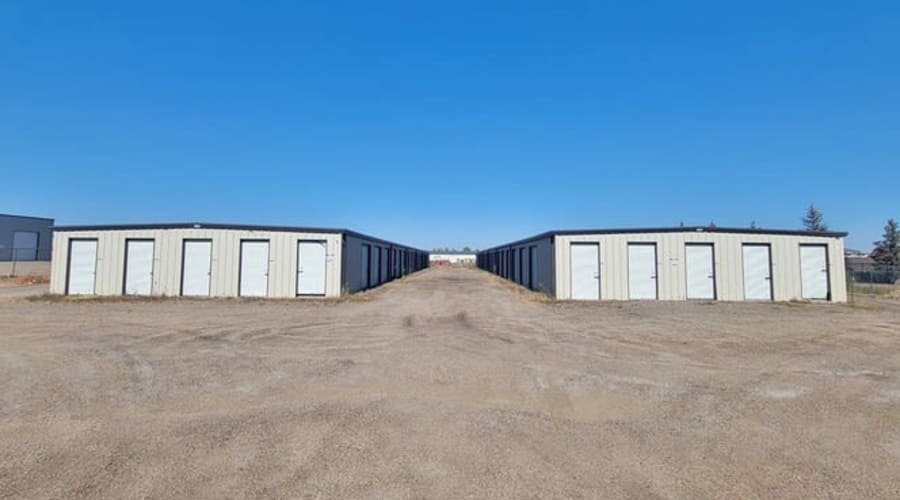 Exterior of outdoor units at KO Storage in Minot, North Dakota