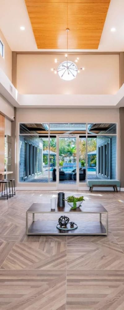 Internal lobby of The Parq at Robbins Property Associates, LLC in Tampa, Florida