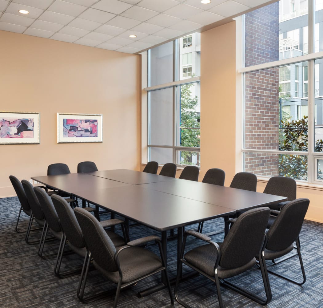Metropolitan Towers conference room in Vancouver, British Columbia