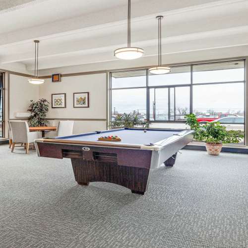Billiards room for the community at The Windermere in Littleton, Colorado