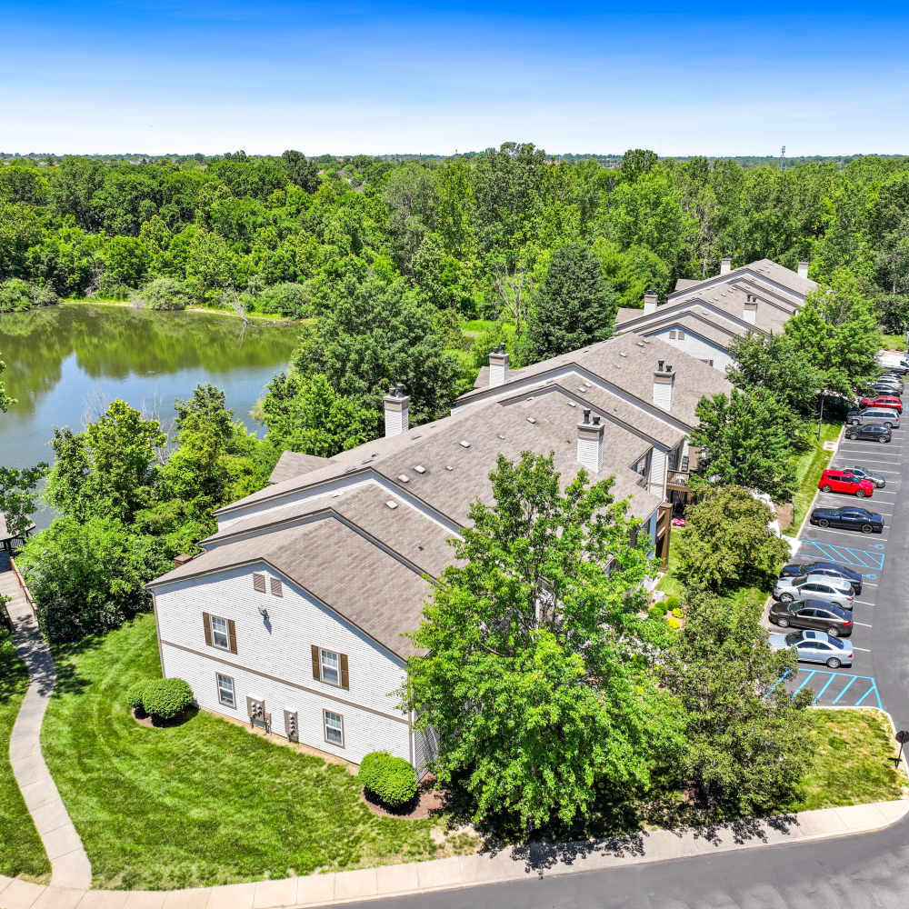 Apartment view at Prairie Point Luxury Apartments in O'Fallon. MO