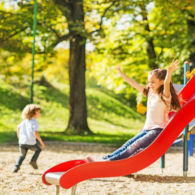 A playground for children at Bradford Cove in Virginia Beach, Virginia