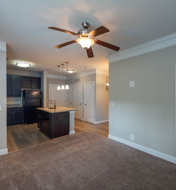 Model Kitchen at Red Knot at Edinburgh in Chesapeake, Virginia.