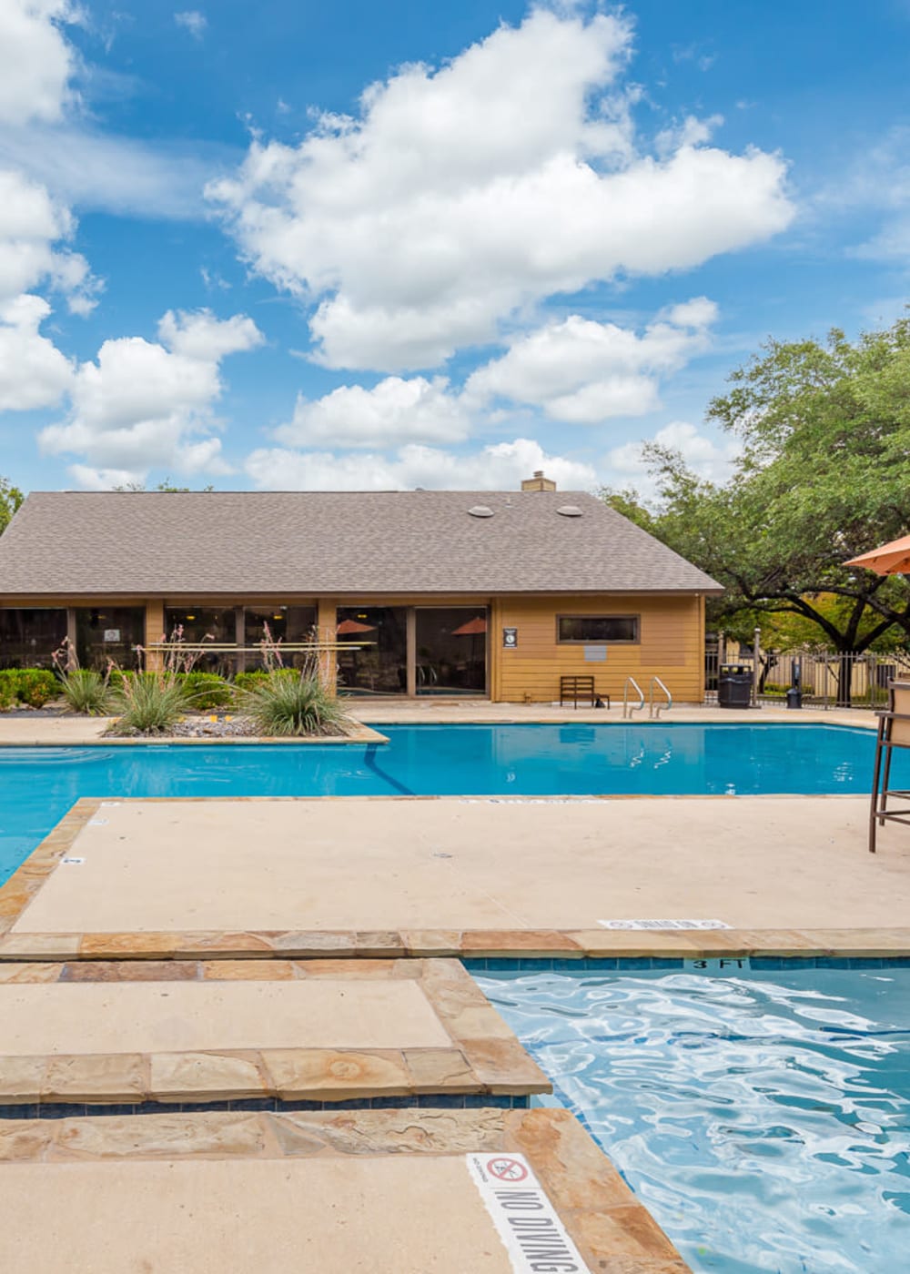 Rendering of residents swimming pool at Tuscany Park in San Antonio, Texas