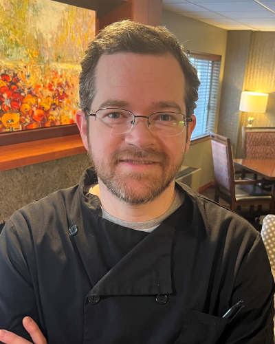 Nick Murray, Culinary Director at Vernon Terrace of Edina in Edina, Minnesota