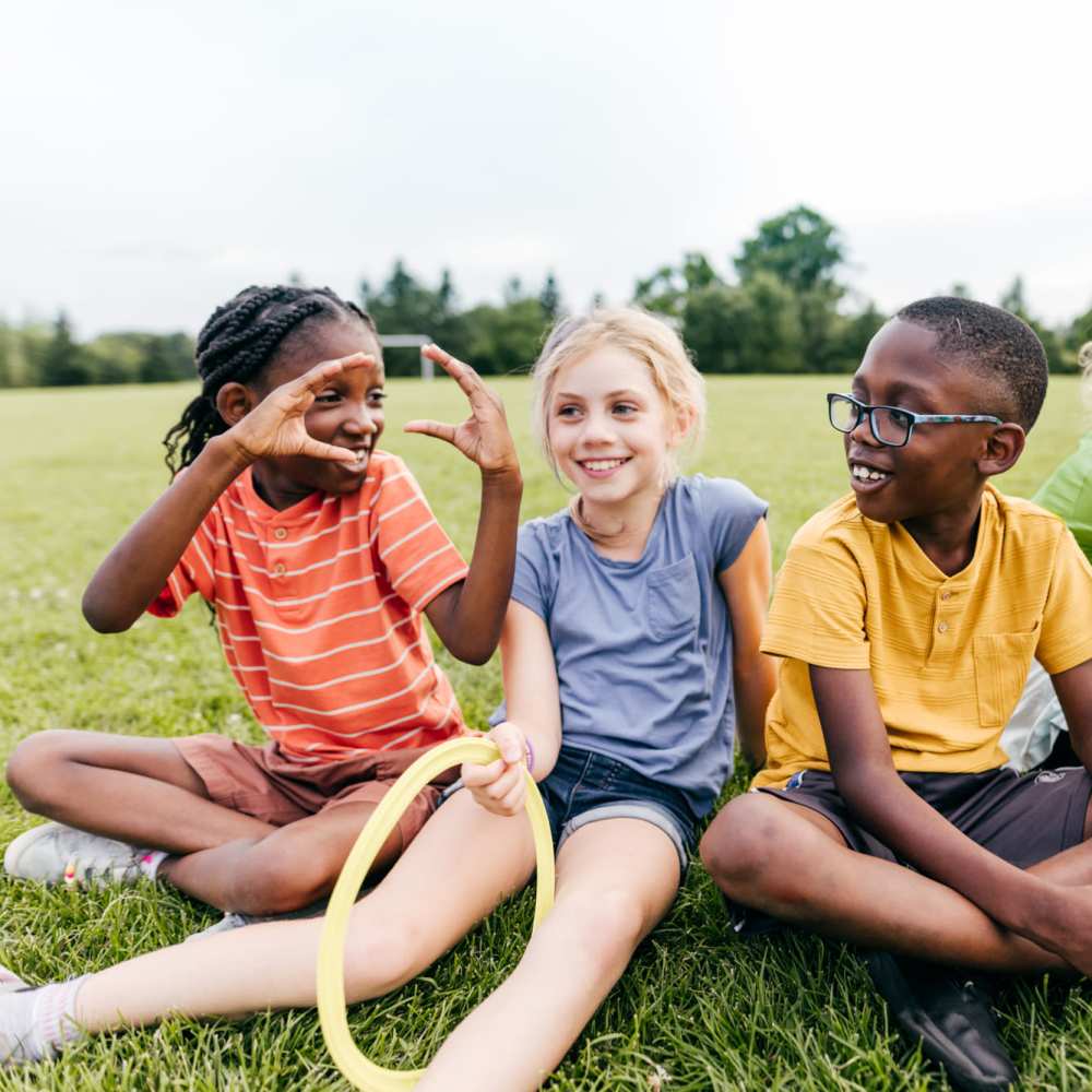 Resident kids playing near The Carlton of Fort Myers in Fort Myers, Florida
