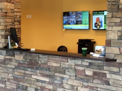Interior view of the leasing office at Storage Star in Federal Way, Washington