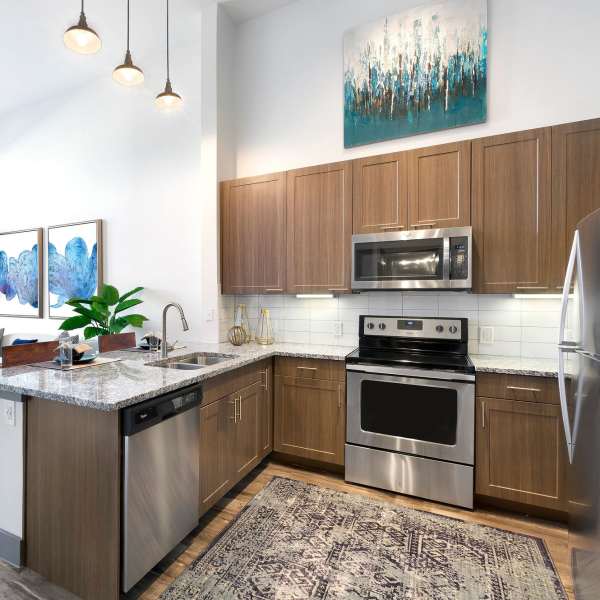 View floor plans offered at South 400 in Fort Worth, Texas