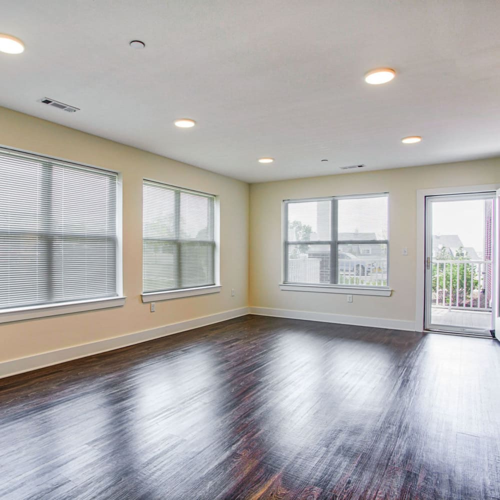 Wood-style flooring at Evergreen, Monroeville, Pennsylvania