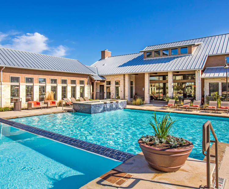 Clubhouse pool at Estates at Bee Cave