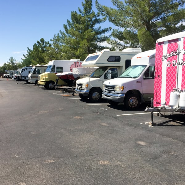 RV, boat and auto spaces at StorQuest Self Storage in Arvada, Colorado