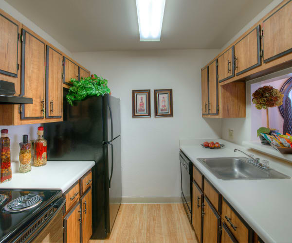 Modern kitchen at Verona Park Apartments